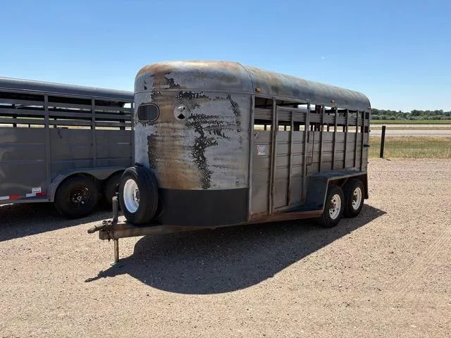 1990 Boss Trailers 6' X 16' Bumper Pull Stock 
