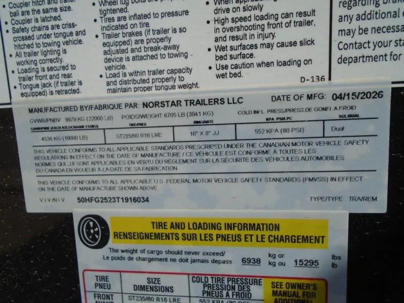 new Equipment / Flatbed Trailers Norstar  for sale, in Scottsbluff, NE Thumbnail 20