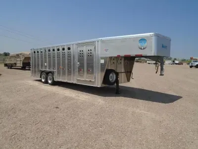 2027 Merritt Trailers 8' X 24' Cattle Baron Aluminum Stock