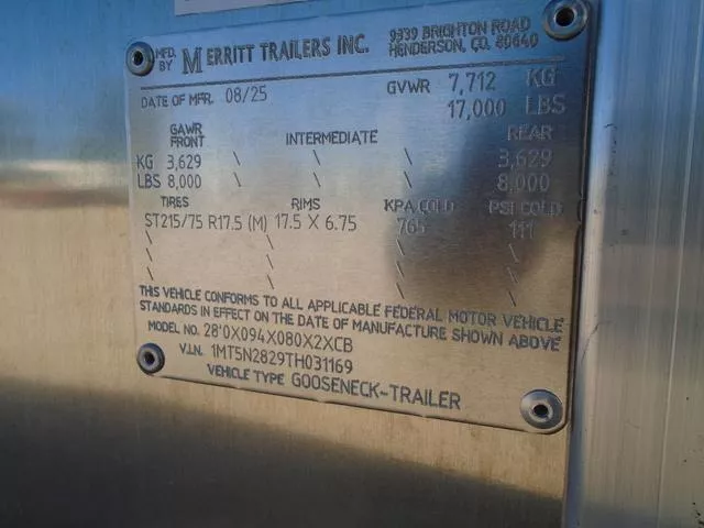 new Stock / Stock Combo Trailers Merritt Trailers  for sale, in Scottsbluff, NE Thumbnail 24