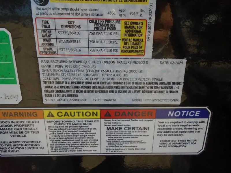 new Equipment / Flatbed Trailers Horizon Trailers  for sale, in Scottsbluff, NE Thumbnail 12