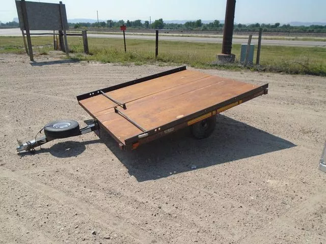 1976 Spartan 7' X 8' Tilt Utility Trailer 