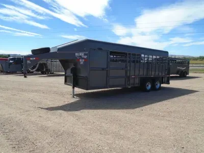 2025 Big Bend Trailers 7.6 X 22 Full Top Stock Combo