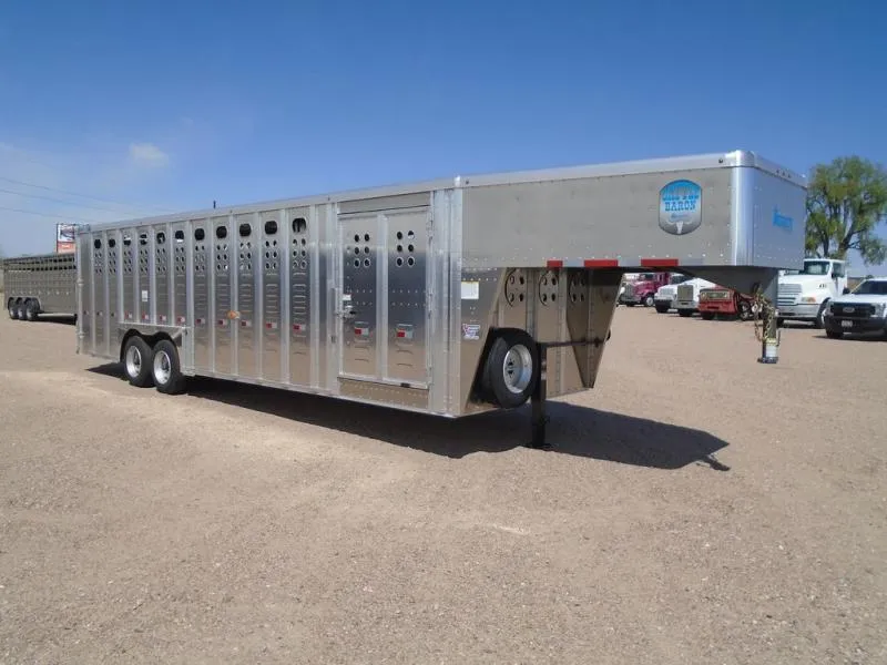 2027 Merritt Trailers 8' X 28' Cattle Baron Aluminum Stock 