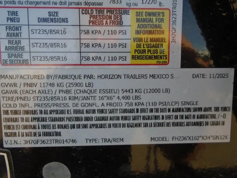 new Equipment / Flatbed Trailers Horizon Trailers  for sale, in Scottsbluff, NE Thumbnail 19