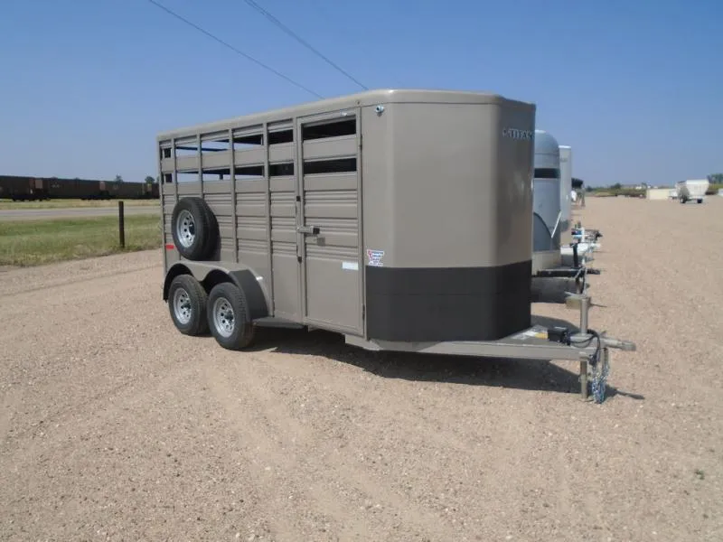 2025 Titan Trailer 6 X 14 BH Challenger Stock 
