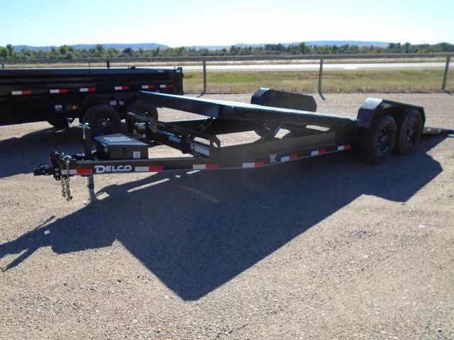 2024 Delco Trailers 83" X 20' Full Electric Over Hydraulic Tilt Flatbe 