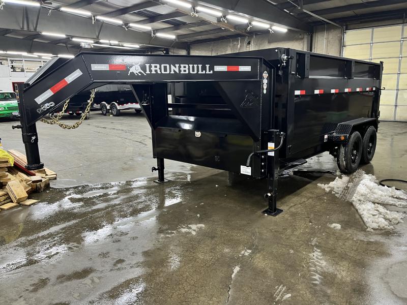 2023 Iron Bull 14K Gooseneck Dump Trailer