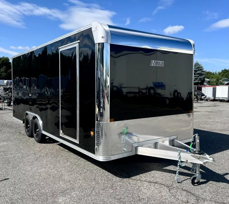 2026 E-Z Hauler 8.5 X 20' Car Hauler w/Rear Door Canopy and Lights  xseYBEbkqjd