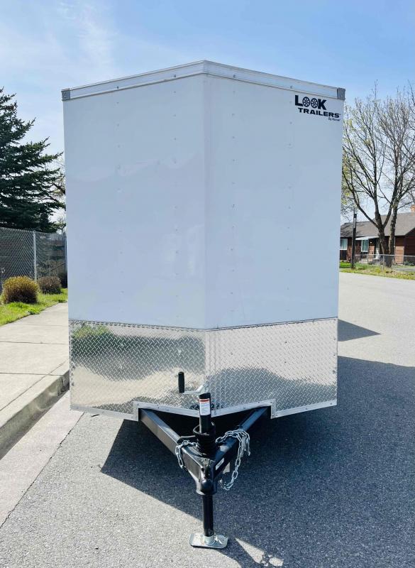 2023 EZ Hauler 8.5 x 20' 10k Silver/Black Cargo / Enclosed Trailer
