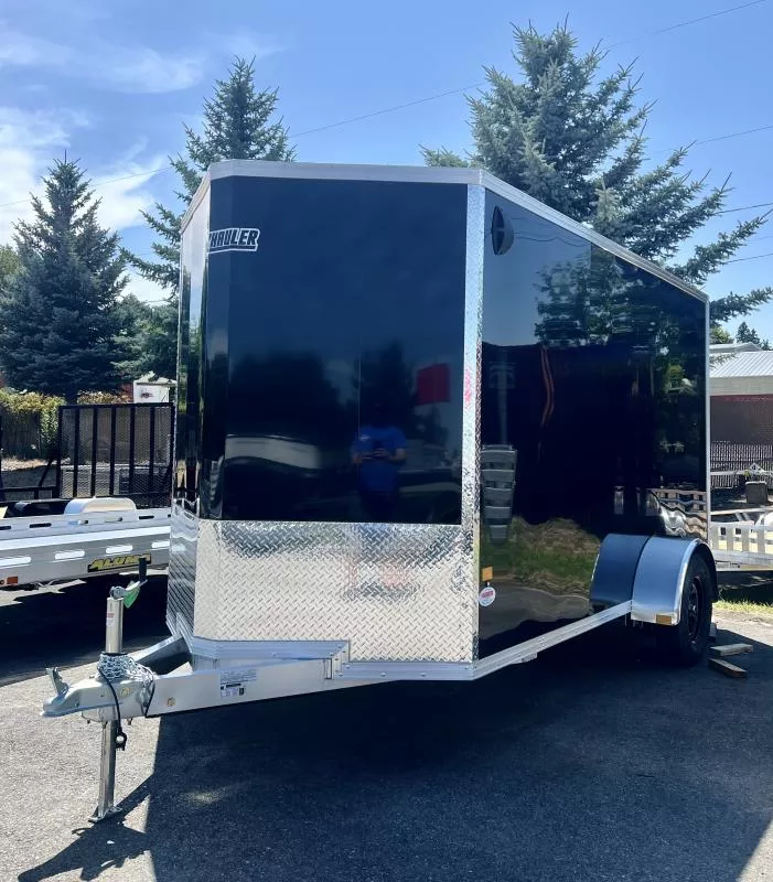 2026 E-Z Hauler 6'x12' SA Black Cargo w/Extra 6" Height  jlzeb2x9im0z