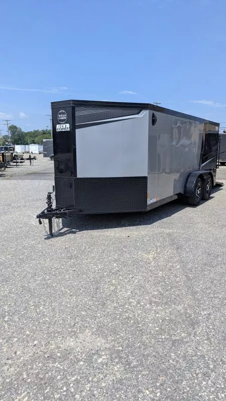 2025 Wells Cargo BL716T2 Motorcycle Trailer