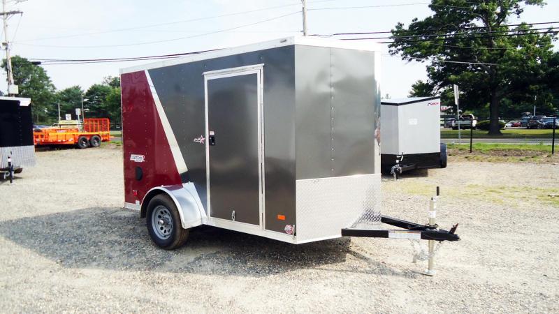 2022 Bravo Trailers 6X10 ST SA V RAMP MC PKG CHARCOAL & BRANDYWINE Enclosed Cargo Trailer 2022 Bravo Trailers 6X10 ST SA V RAMP MC PKG CHARCOAL & BRANDYWINE Enclosed Cargo Trailer