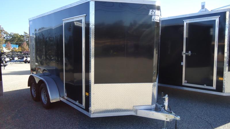 2023 EZ Hauler 7X12 EZEC TA V RAMP SILVER Cargo / Enclosed Trailer 2023 EZ Hauler 7X12 EZEC TA V RAMP SILVER Cargo / Enclosed Trailer