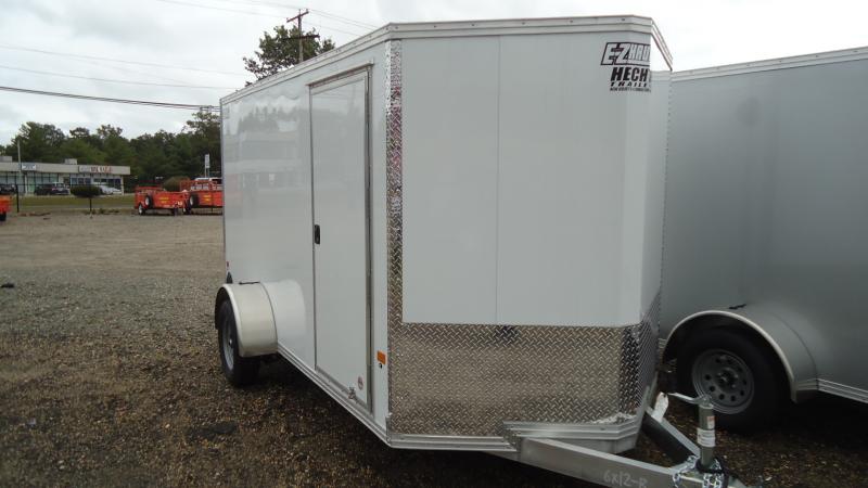 2023 E-Z Hauler 6X12 EZEC SA RAMP WHITE Enclosed Cargo Trailer