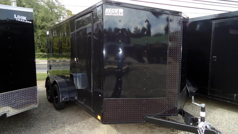 2022 Pace American 7X14 OBDLX V RAMP BO BLACK Enclosed Cargo Trailer 2022 Pace American 7X14 OBDLX V RAMP BO BLACK Enclosed Cargo Trailer