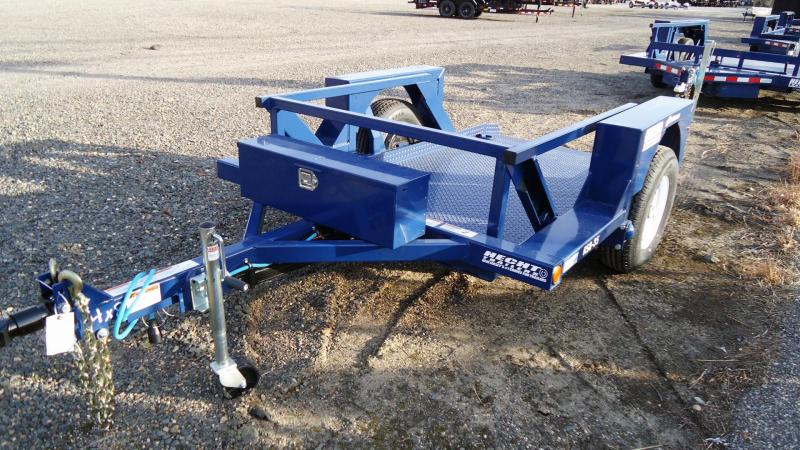 2021 Air Tow 4X8.5 S8 3.5K S BLUE Single Axle Flatbed Trailer 2021 Air Tow 4X8.5 S8 3.5K S BLUE Single Axle Flatbed Trailer