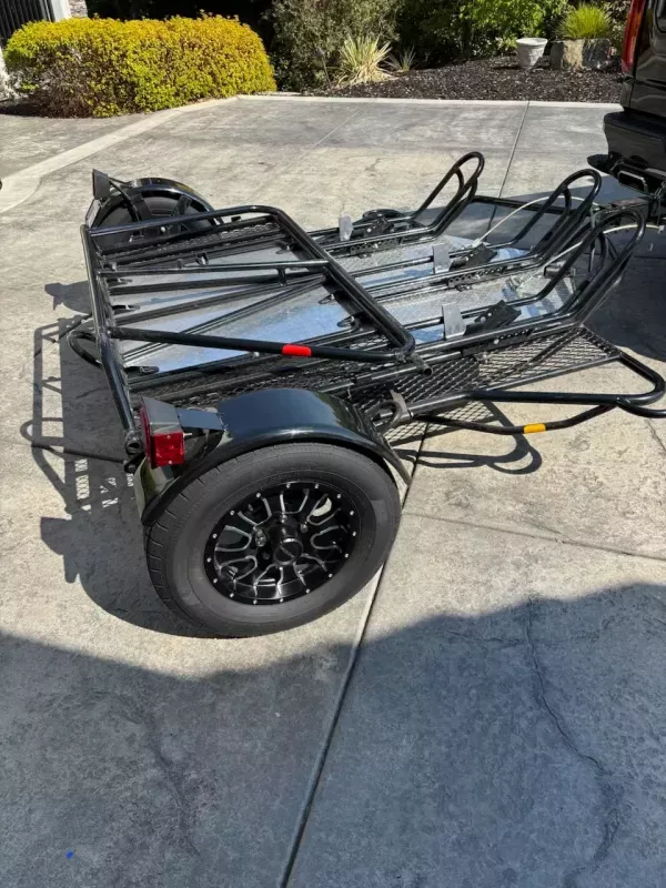 Motorcycle Trailer Three Rail