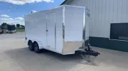 2026 Sure-Trac 7'X16' PSW 10K White Enclosed Trailer 
