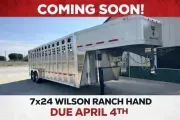 2027 Wilson Trailer 24' Livestock Ranch Hand Trailer 