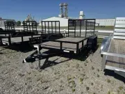 2026 Sure-Trac 7'X12' Tube Top Utility 7K W/ Ladder Gate 