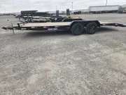 2027 Sure-Trac 7'X18'+2' 7K Wood Deck Car Hauler 