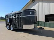 2027 Cornpro Trailers 6'X16' Livestock 7K Charcoal W/Spare 