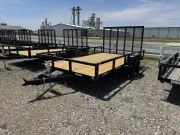 2026 Sure-Trac 7'X12' Tube Top Utility 3K Trailer 