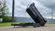 2027 Sure-Trac 7'X16' Dump Trailer 16K Tele 4' High Side 