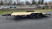 2026 Sure-Trac 7'X18' 7K Wood Deck Car Hauler Trailer 