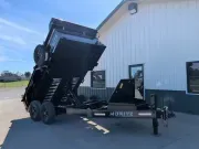 2027 Moritz International 7'X12' Dump 15.4K Scissor W/Tarp And Spare 