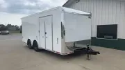 2027 United Trailers 8.5'X20' UXT 14K White - Bi-Fold Door 