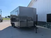 2026 United Trailers 8.5'X16' UJ 7K Black Blackout 7'4" Interior 