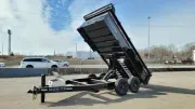 2026 Moritz International 7'x14' 14k Scissor / Hyd. Jack / Forks / LRG / Tarp / Spare / Dump Trailer 