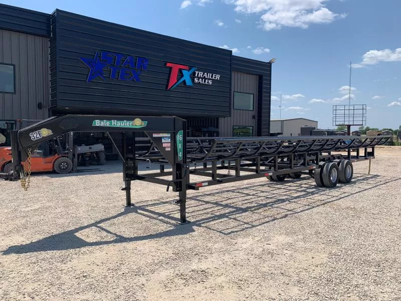 INDUSTRAIS AMERICA 16'X4'  DUAL TANDEM HAY TRAILER  10K AXLES MANUAL