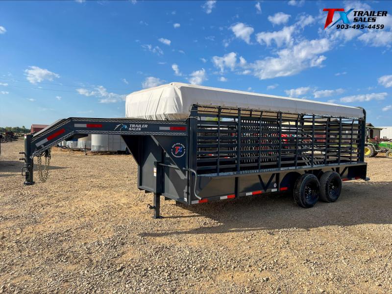 2023 East Texas 77" X 20' GN LIVESTOCK 21K Stock / Stock Combo Trailer 2023 East Texas 77" X 20' GN LIVESTOCK 21K Stock / Stock Combo Trailer