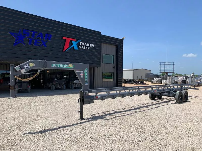 INDUSTRAIS AMERICA  36' INLINE GOOSENECK HAY TRAILER