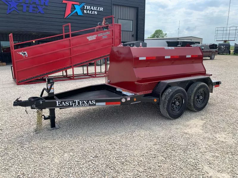 5' X 8' DIESEL TANK TRAILER WITH 600 GAL TANK 