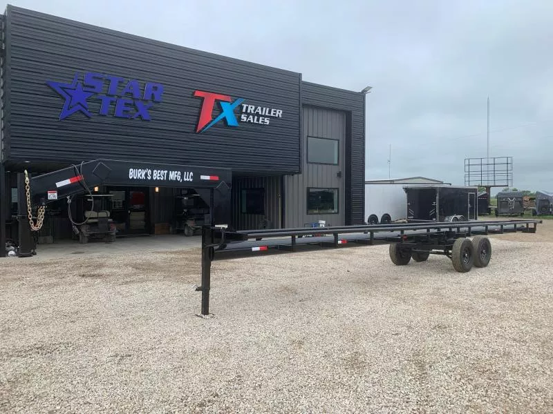 42’ INLINE GOOSENECK HAY TRAILER 