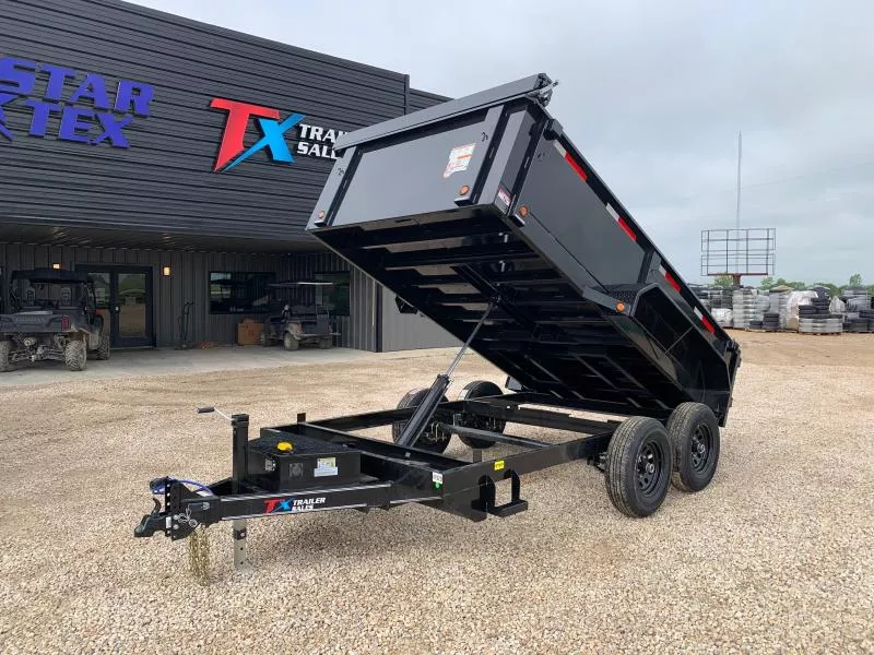  77" X 12' BP LIGHT DUTY DUMP TRAILER