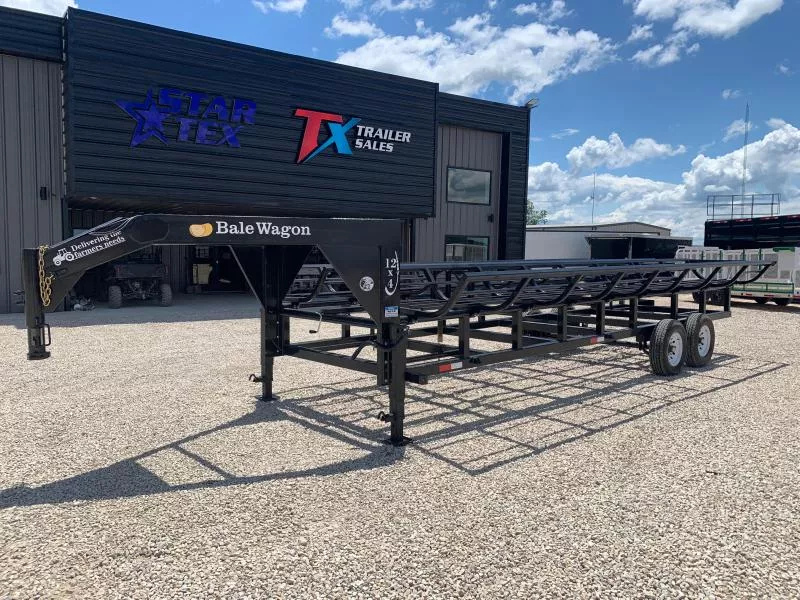 INDUSTRAIS AMERICA 12 X 4 HAY TRAILER 14K