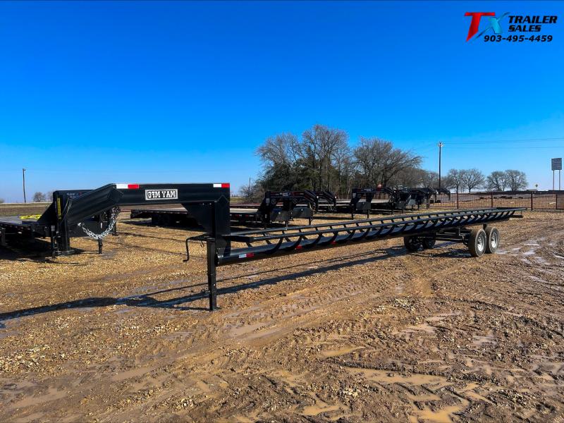 2023 May Trailers 36' HEAVY DUTY INLINE MAY HAY TRAILER Hay Trailer TX Trailer Sales in Petty