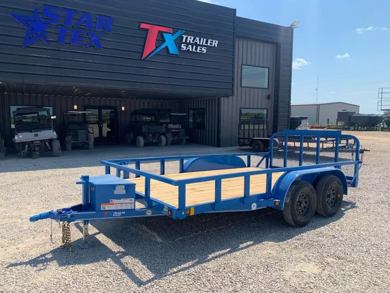 83" X 14' UTILITY 7K WITH REMOVABLE SIDE RAILS
