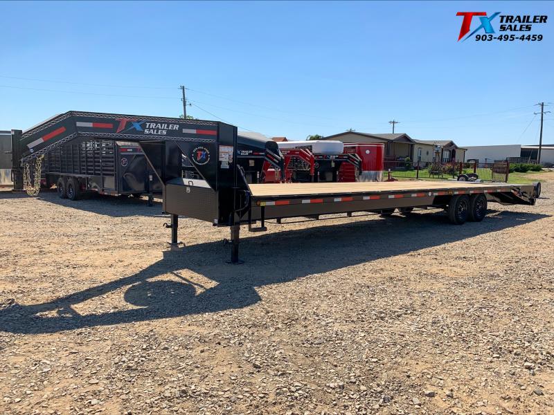 2023 East Texas 102" X 34' GN HD DECK OVER 14K Flatbed Trailer TX