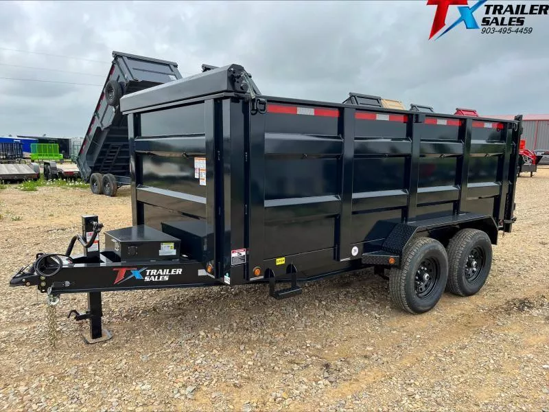 83" X 14' X 4' BP DUMP TRAILER 14K