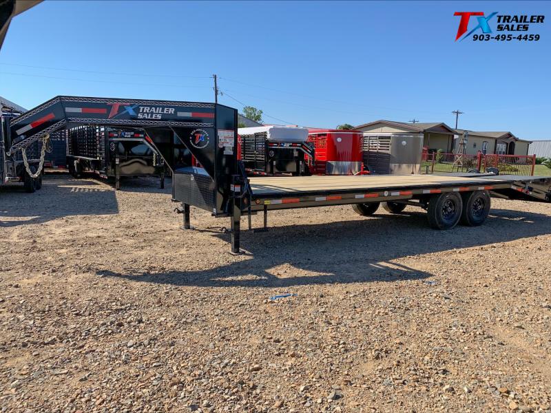 2023 East Texas 102" X 25' GN HD DECK OVER 14K Flatbed Trailer TX