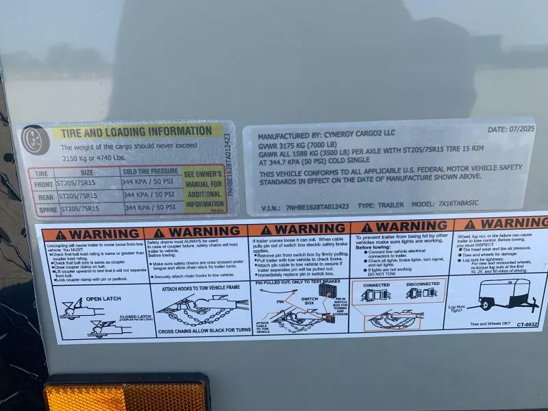 new Cargo (Enclosed) Trailers Cynergy Cargo  for sale, in Petty, TX Thumbnail 11