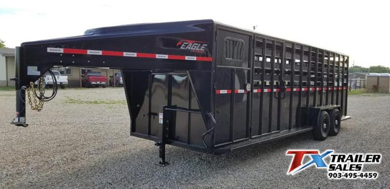 2021 Maxxim Industries 6' 8'' x 24' Livestock Trailer 2021 Maxxim Industries 6' 8'' x 24' Livestock Trailer