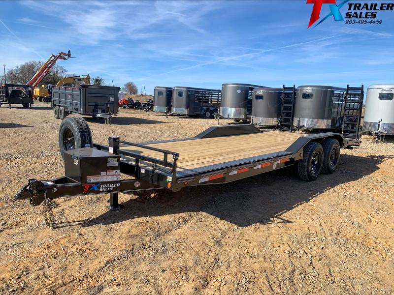 102" X 22' CAR HAULER/EQUIPMENT 14K TX Trailer Sales in Petty TX