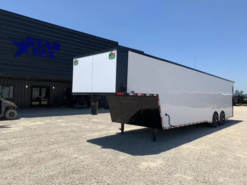 8.5' X 36' X 84" T-REX GOOSNECK ENCLOSED CARGO TRAILER 14K